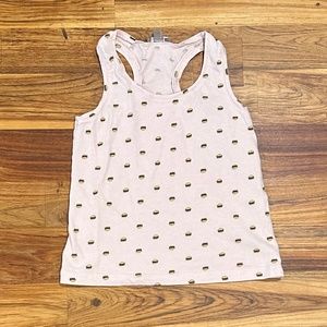 Kids Emile et Ida Hamburger Racerback Tank Size 4y